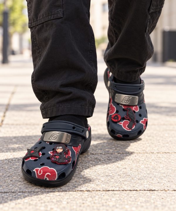 Akatsuki Clogs worn with a casual outfit