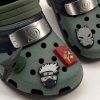 Macro view of the Kakashi Clogs surface and print