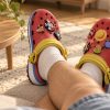 Luffy Clogs worn at home