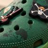 Macro view of the Zoro Clogs surface and print
